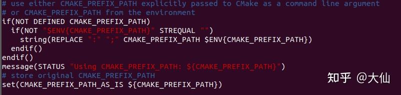 1036 ROS 中CMAKE_PREFIX_PATH 没事不要手动设置 - 知乎