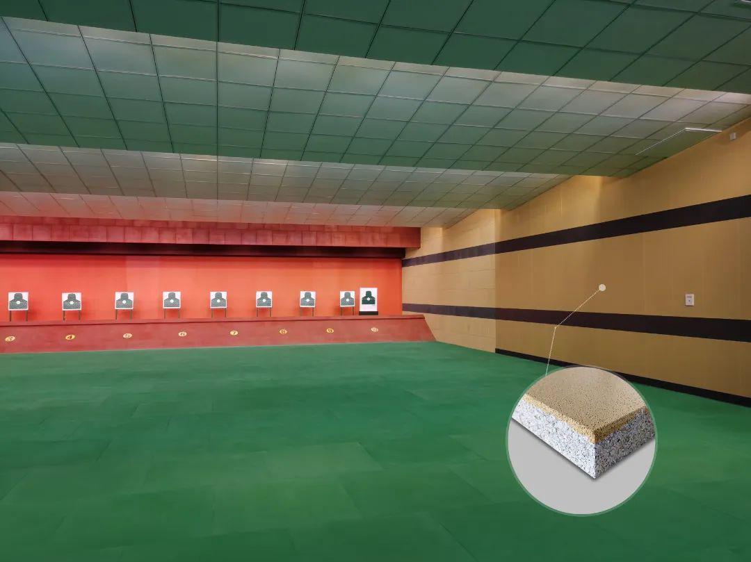 室内射击场的墙面承受子弹的那面墙是什么材质的
