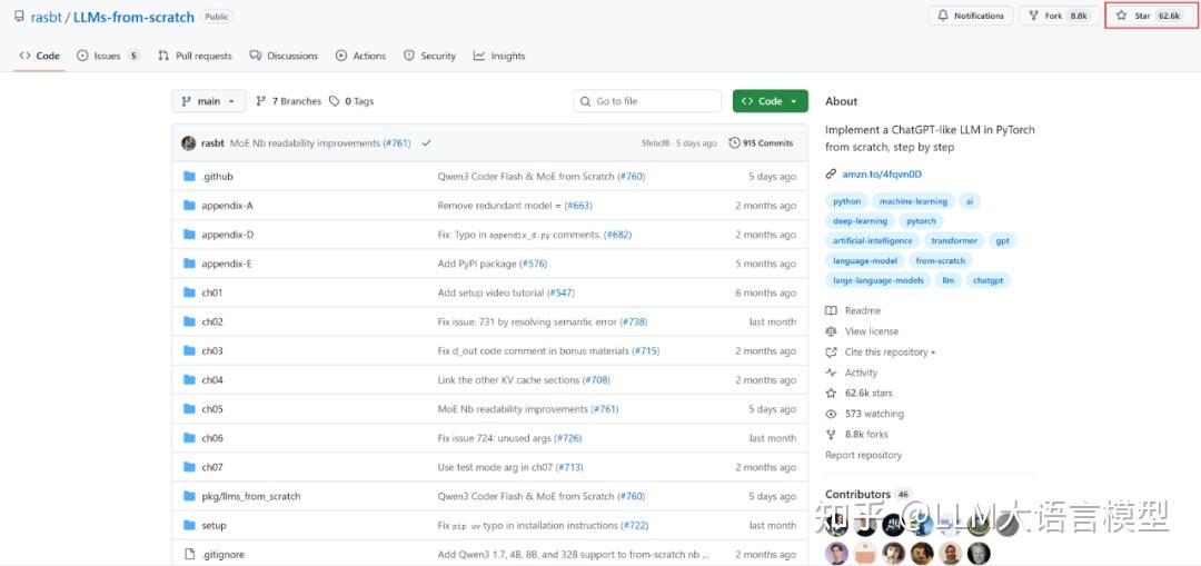 GitHub 62.6k Star 爆款项目，从 0 到 1构建和应用大模型！ - 知乎