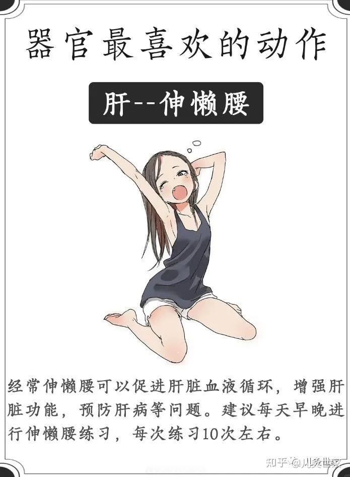 人体各个器官最喜欢的养生动作! - 知乎