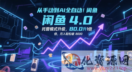 从手动到AI全自动！闲鱼4.0托管模式升级，效率提升10 倍，月入轻松破 8k【揭秘】