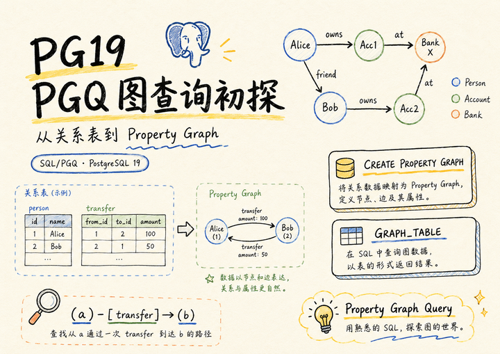 PostgreSQL 19 PGQ 图查询初探 - 知乎