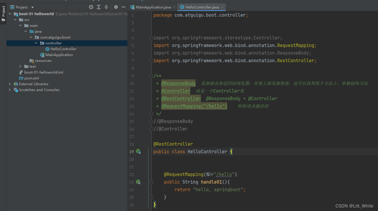 Java springboot 